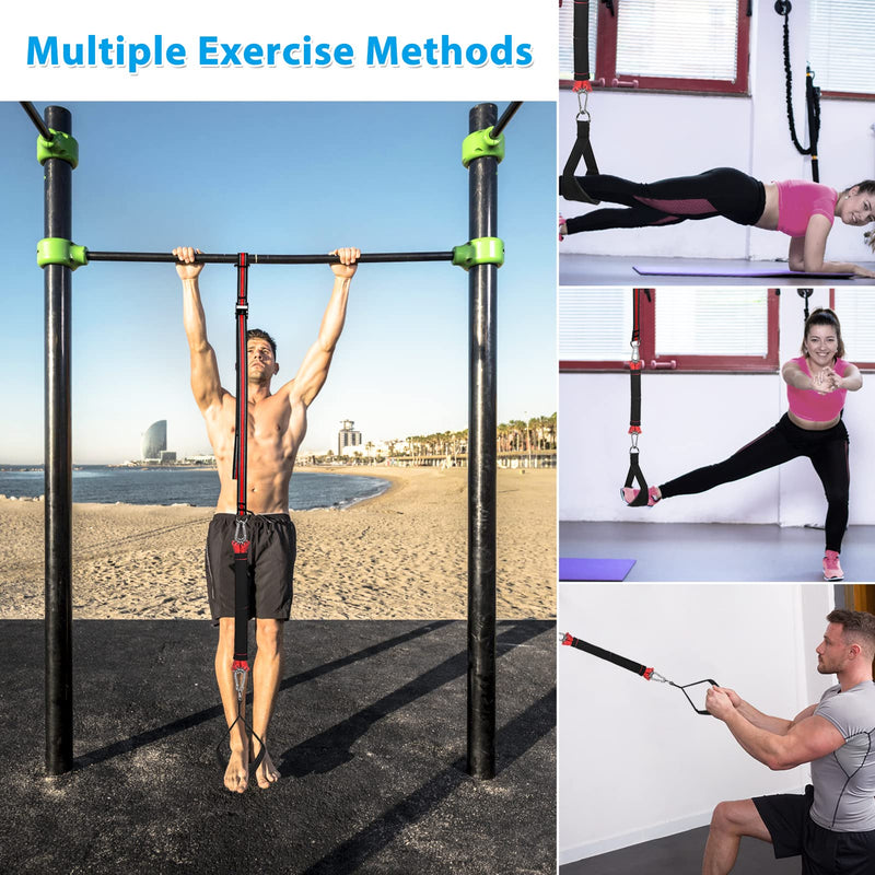 Pull Up Assistance Bands with Fabric Feet/Knee Rest, Heavy Duty Pull Up Resistance Bands, Pull up Assist Bands Pull-up Exercise Band for Chin-up Workout, Body Stretching - BeesActive Australia