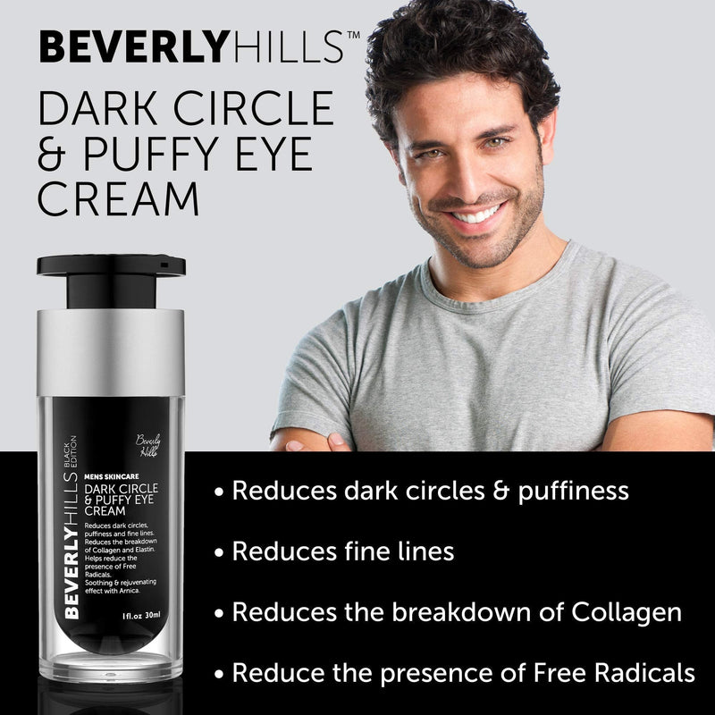 Beverly Hills Mens Eye Cream for Dark Circles, Puffy Eyes, Wrinkles and Crows Feet - BeesActive Australia