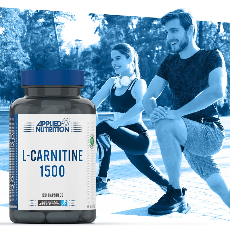 Applied Nutrition L-Carnitine 1500mg - Carnitine Supplement Premium L-Tartrate Form, High Strength, Energy Boost & Weight Management (120 Capsules - 60 Servings) - BeesActive Australia
