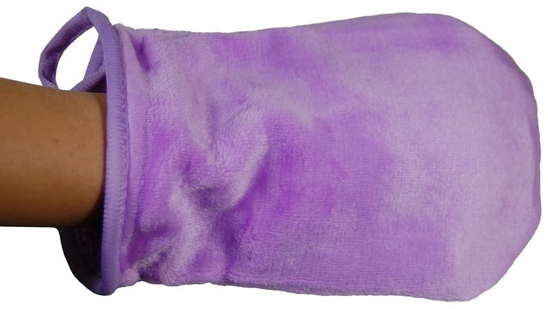 Plush Microfiber Towels/WASHCLOTHS, Ultra Soft Thick (Mittens - Pink, Lavender) Mittens - Pink, Lavender - BeesActive Australia