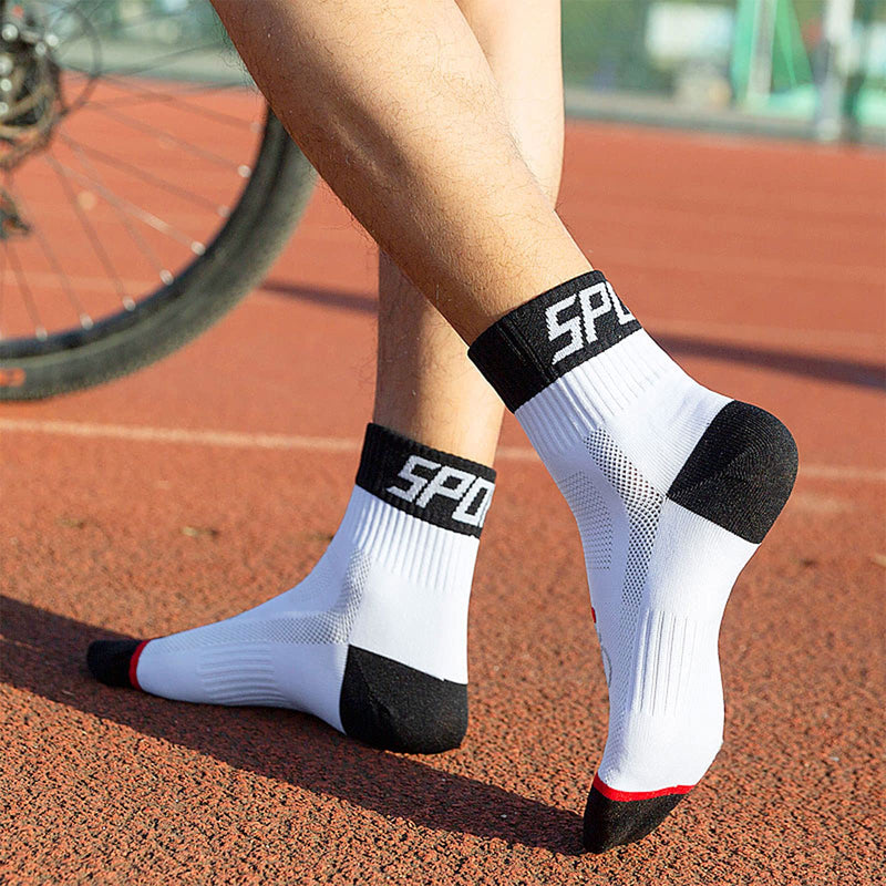 5/10Pack Sports Cycling Socks Colorful Anti Smell Ankle Running Athletic Socks 5pack X-Large - BeesActive Australia
