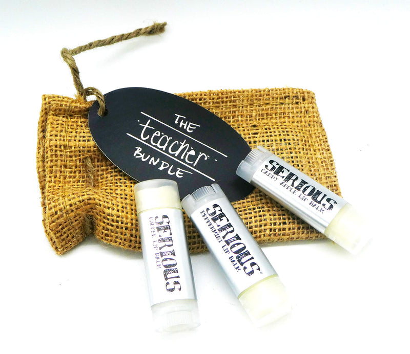 The Teacher Bundle - Special Edition | Peppermint, Candy Apple & Coffee Flavors | All Natural Ingredients, Chemical Free, Handmade - Lip moisturizer and Healing - BeesActive Australia