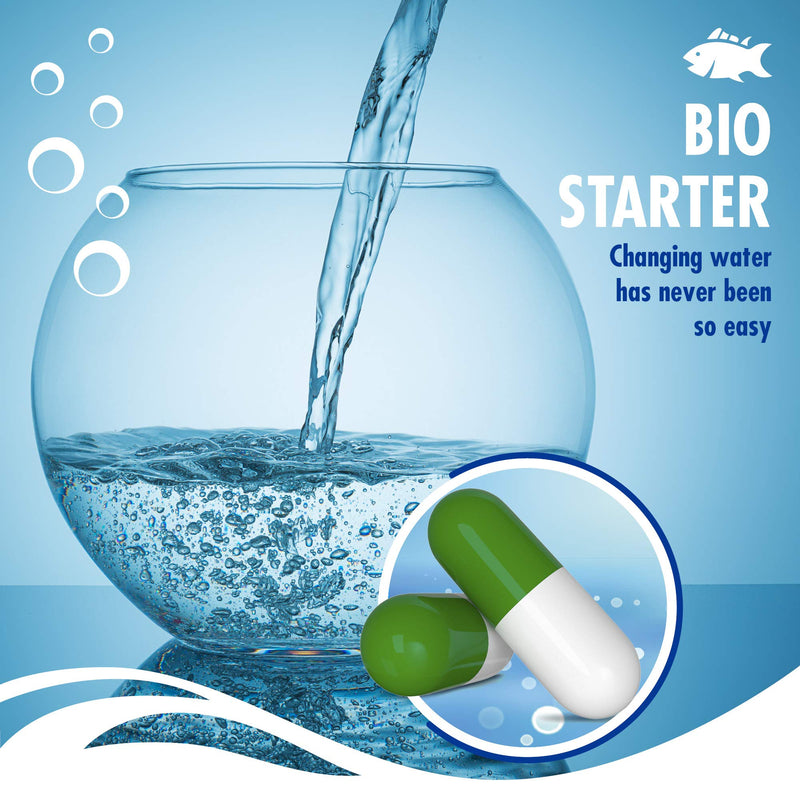 Beseder Bio Starter Aquarium Booster Fish Tank Water Cleaner Digester of Excess nutrients Makes Water Healthy Reduces The Amount of Nitrite and Ammonia Reduces The Need for Aquarium Cleaning - BeesActive Australia
