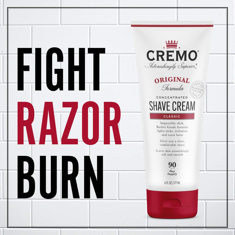 Cremo Original Shave Cream, Astonishingly Superior Smooth Shaving Cream Fights Nicks, Cuts And Razor Burn, 6 Ounces - BeesActive Australia
