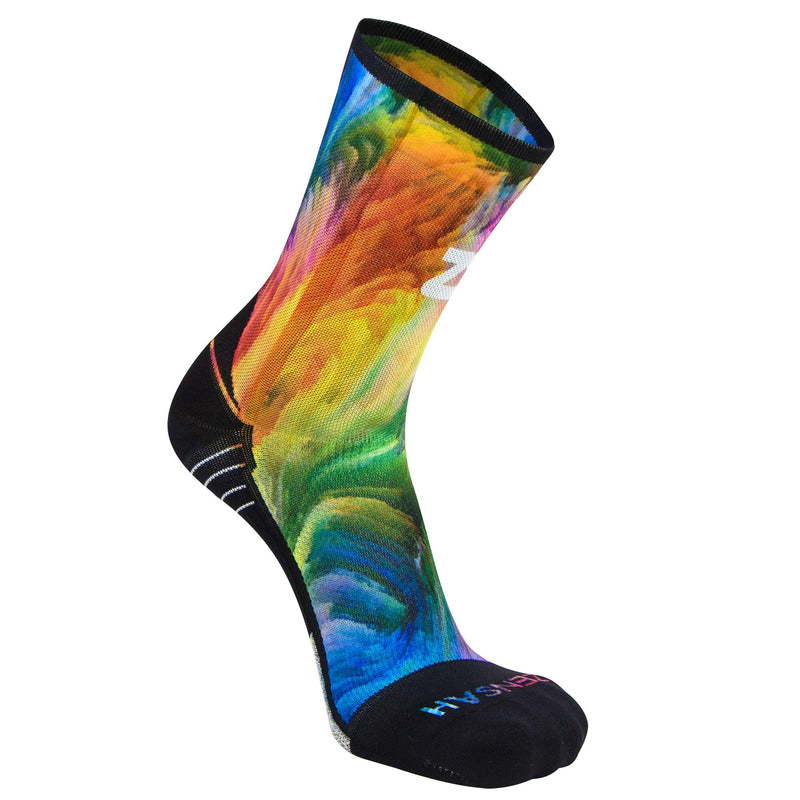 [AUSTRALIA] - Zensah Limited Edition Running Socks Small Color Explosion 