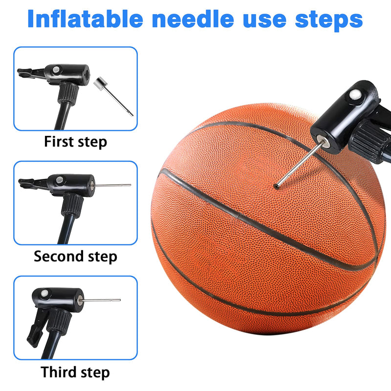 Motorenbau Air Pump Needle 35pcs, Ball Pump Inflation Needle for Basketball, Football, Soccer, Volleyball or Rugby Balls Replacement Ball Pump Pin Air Inflating Pin with Storage Box - BeesActive Australia