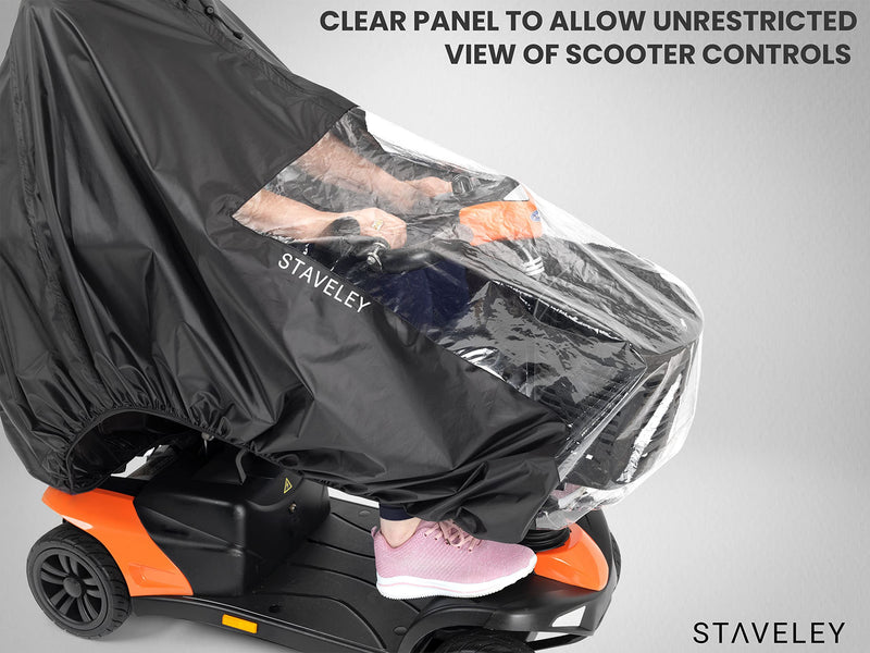 Staveley Standard Size Mobility Scooter Cape | Waterproof Rain Poncho Cover for Electric Scooters and Wheelchair | Perfect for Boot Scooters - BeesActive Australia