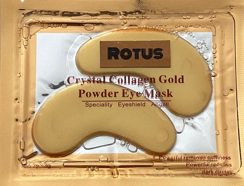 Rotus 30 Pairs 24K Gold Under Eye Mask Power Crystal Gel Collagen Masks, Great For Anti Aging, Dark Circles and Puffiness - BeesActive Australia