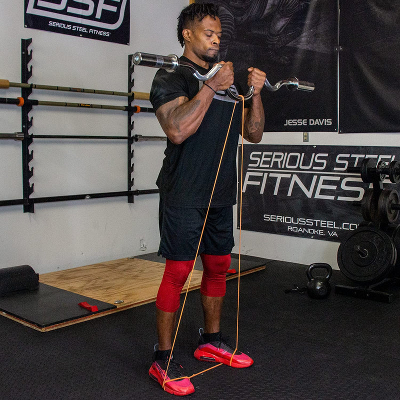 SERIOUS STEEL FITNESS Assisted 41" Pull-Up Band, Resistance & Stretch Band, Powerlifting Band & Pull-up Assist Loop Band (Single Band) #0 (2-15 lbs) - BeesActive Australia