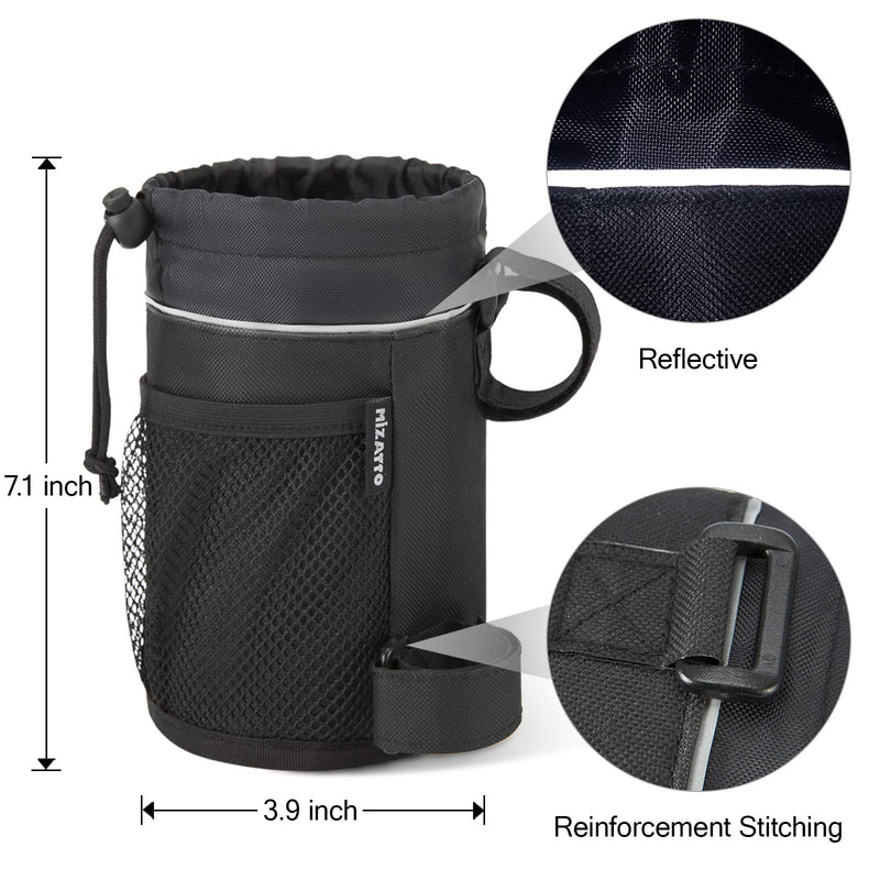 MIZATTO 2 Pack Bike Cup Holder - Water Bottle Holder for Bike, Boat, Scooter, Wheelchair etc - BeesActive Australia