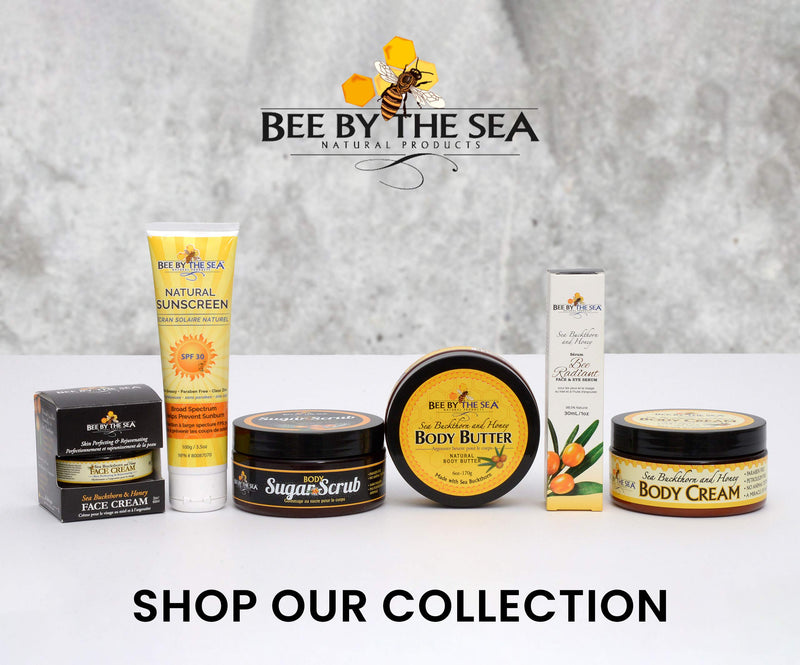 Bee by the Sea Natural Sea Buckthorn and Honey Exfoliating Body Sugar Scrub, 10 oz - BeesActive Australia