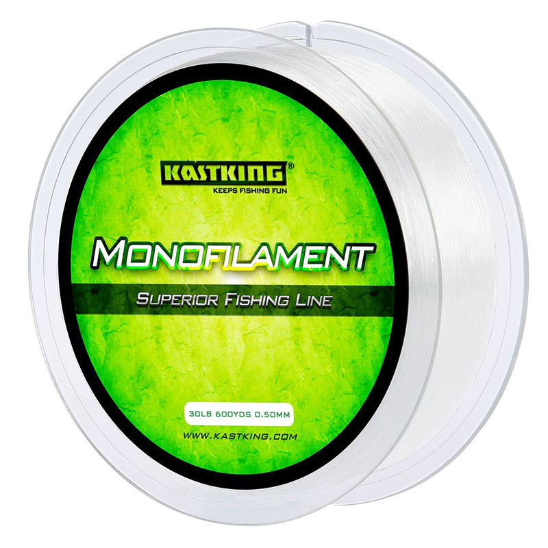 [AUSTRALIA] - KastKing World's Premium Monofilament Fishing Line - Paralleled Roll Track - Strong and Abrasion Resistant Mono Line - Superior Nylon Material Fishing Line - 2015 ICAST Award Winning Manufacturer 300Yds/20LB Ice Clear 
