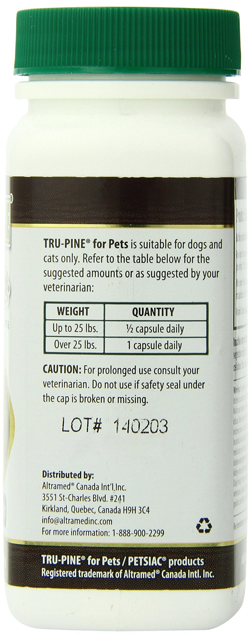 Essiac International Tru-Pine for Pets, 60 Capsules - BeesActive Australia