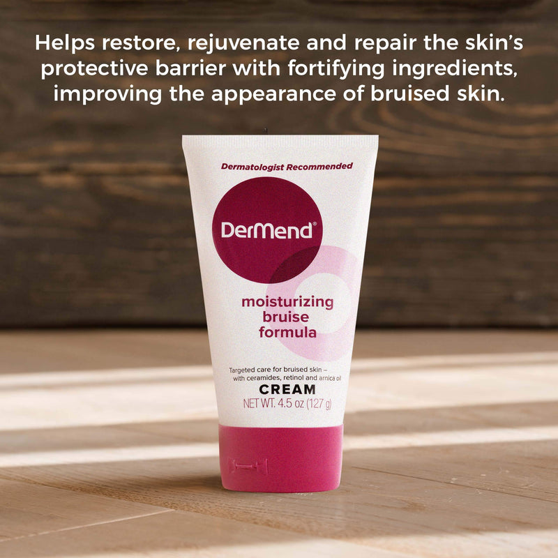 DerMend Moisturizing Arnica Montana Bruise Cream: Vitamin K Moisturizer Formula to Reduce The Appearance of Bruising - Restore, Rejuvenate & Repair Thin, Bruised Skin on Arms, Legs & Hands - 4.5 Oz 4.5 Ounce (Pack of 1) - BeesActive Australia