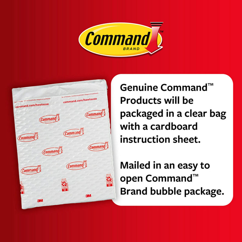Command Medium Wall Hooks, Damage Free Hanging Wall Hooks with Adhesive Strips, No Tools Wall Hooks for Hanging Decorations in Living Spaces, 7 Clear Wall Hooks and 12 Command Strips 7 Hooks - BeesActive Australia