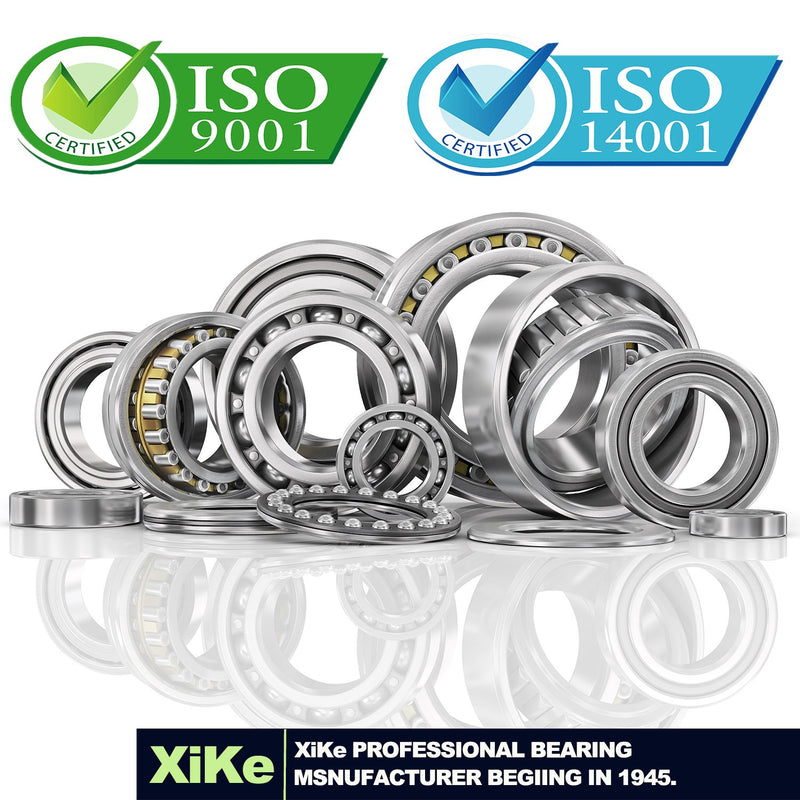 [AUSTRALIA] - XiKe 1 Set Fits for 1-3/8'' to 1-1/16'' Axles Trailer Wheel Hub Bearings Kit, L68149/L68111 and L44649/L44610, 171255TB Seal OD 1.719'', Dust Cover and Cotter Pin, Rotary Quiet High Speed and Durable. 