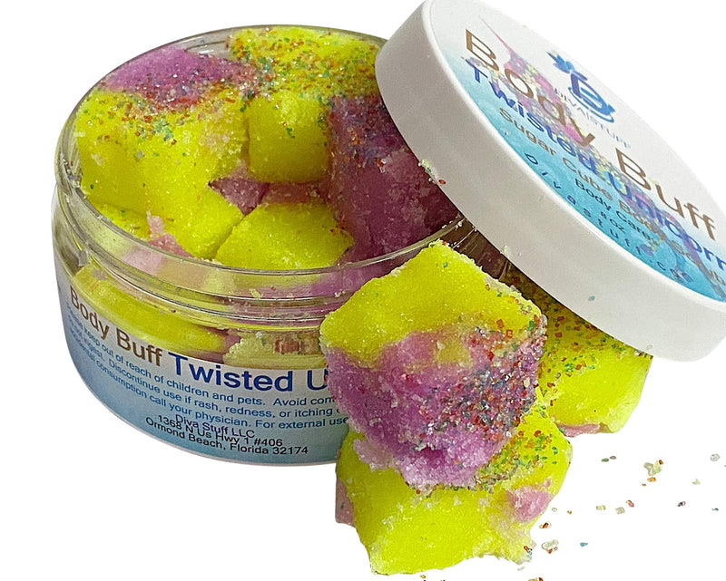 Twisted Unicorn Scented Sugar Cube Body Scrub/Wash, Made in The USA, Exfoliates Dead Skin And Hydrated, By Diva Stuff - BeesActive Australia