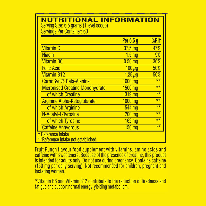 C4 Original Beta Alanine Sports Nutrition Bulk Pre Workout Powder for Men & Women | Best Pre-Workout Energy Drink Supplements | Creatine Monohydrate | Fruit Punch | 60 Servings 60 Servings (Pack of 1) - BeesActive Australia