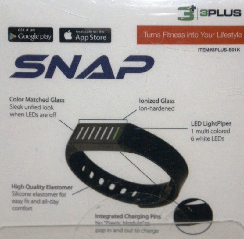 3plus International Inc 3plus Snap Activity Tracker - Tracks Sleep Activity And Calories - BeesActive Australia