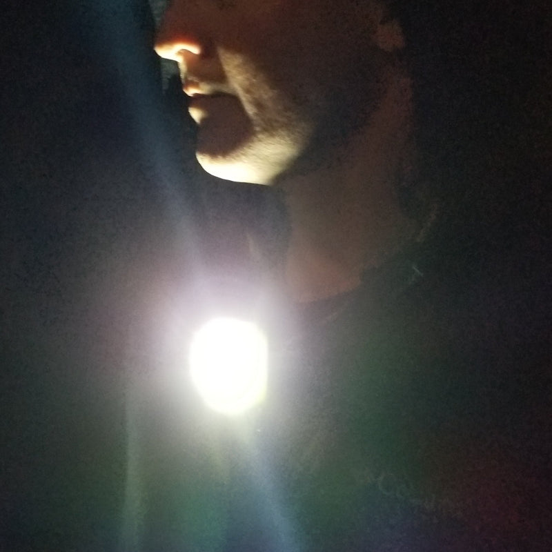 Bright Eyes 200 Lumen Firefly Clip On LED Safety Running and Jogging Light - USB Rechargeable - Also for Hiking, Camping, Working and Much More!! Deep Gray - BeesActive Australia