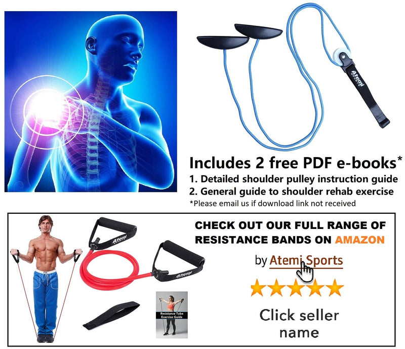 Shoulder Pulley Over The Door Physical Therapy System | Rotator Cuff Exerciser | Exercise Pulley for Shoulder Rehab | Over The Door Exercise Pulley System for Shoulder Physiotherapy and Exercise - BeesActive Australia