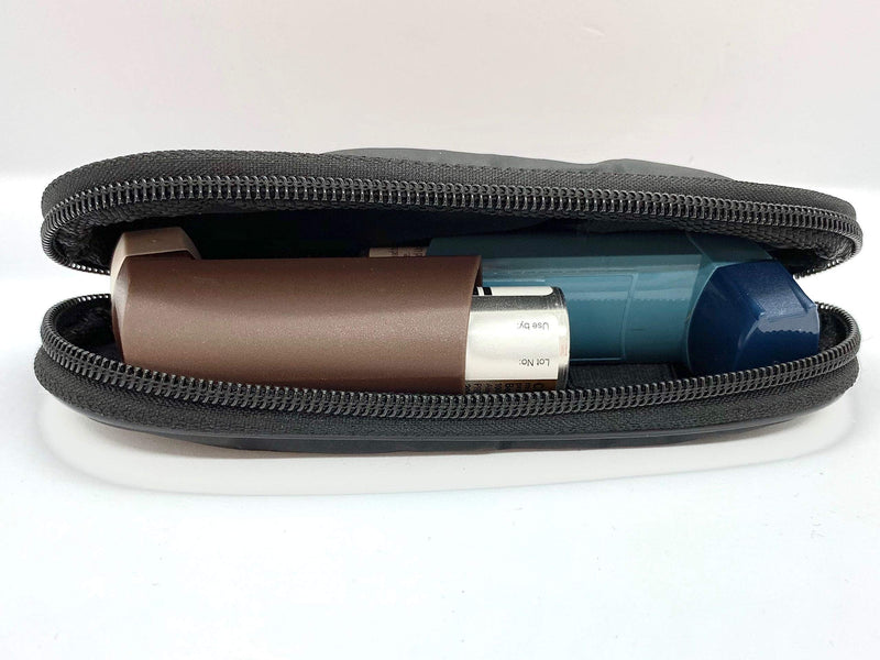 ICE Medical Black/Grey Single Epipen Syringe Case/Bag - Allergies, Diabetes, Inhalers, Syringes, Insulin etc - BeesActive Australia