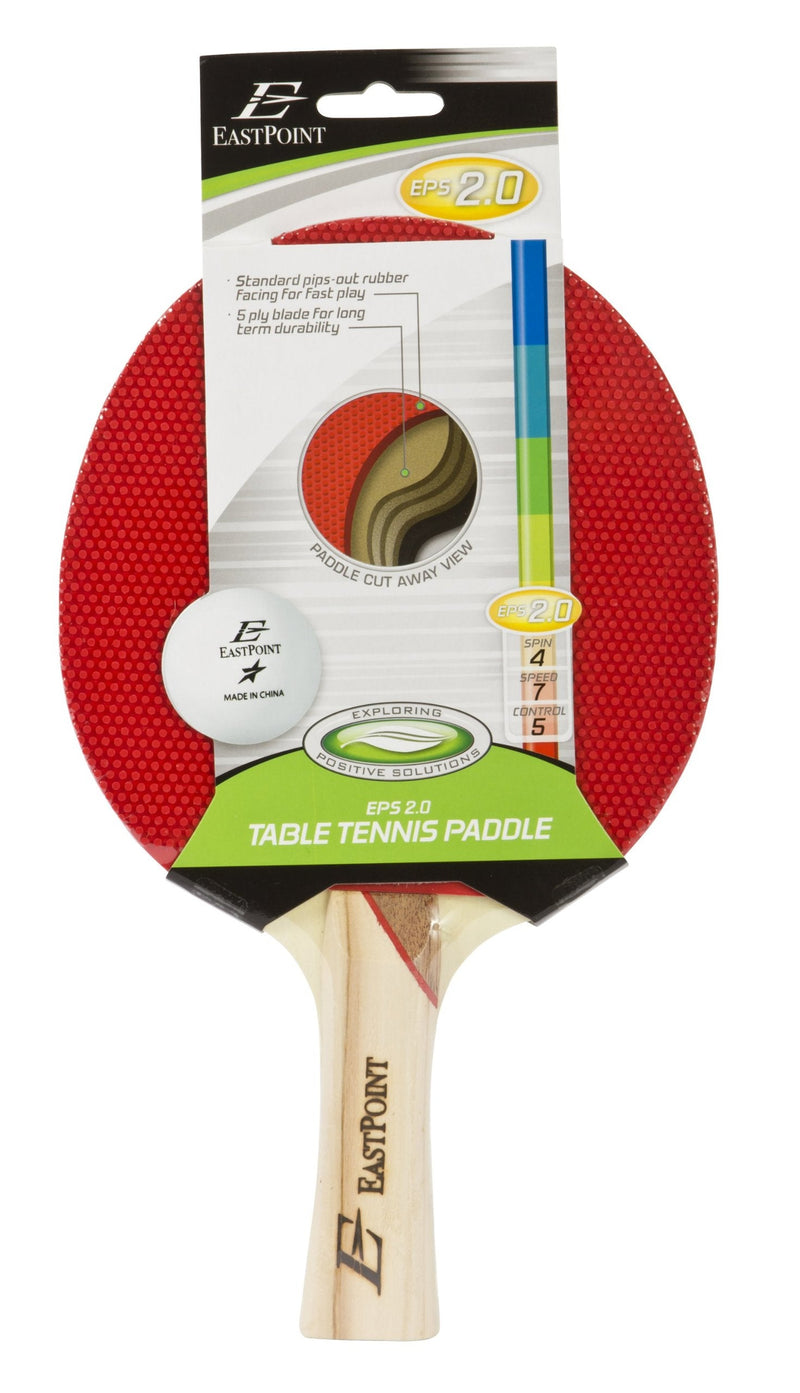 EastPoint Sports Table Tennis Paddle Ping Pong Paddle - Red - BeesActive Australia