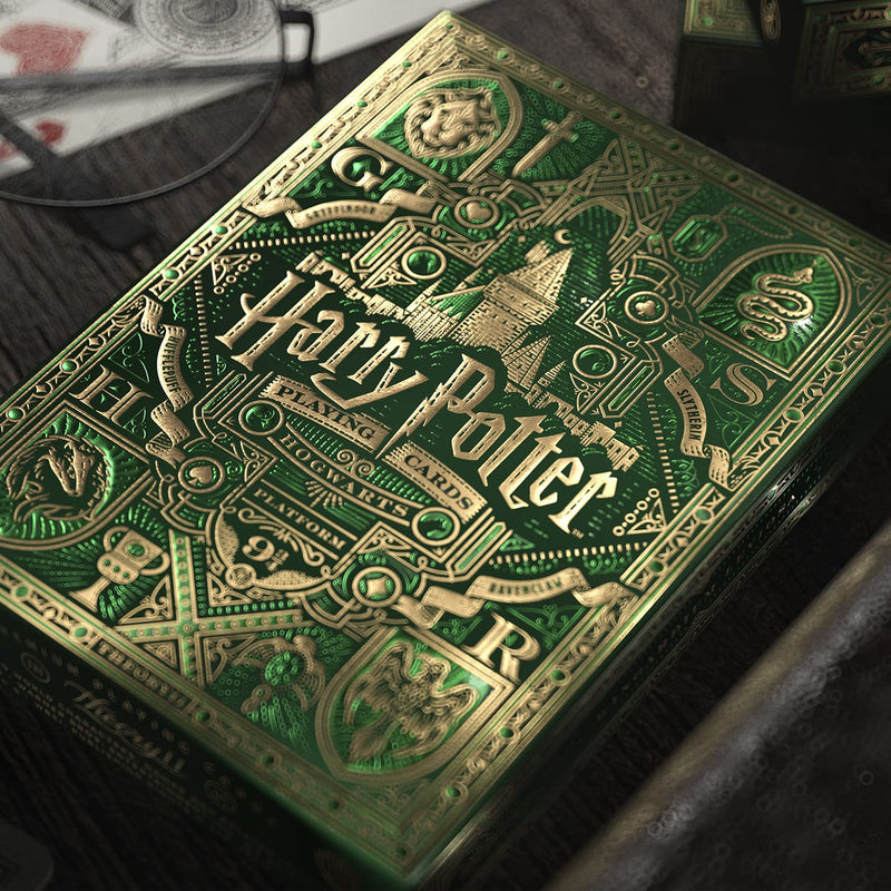 theory11 Harry Potter Playing Cards - Green (Slytherin) - BeesActive Australia