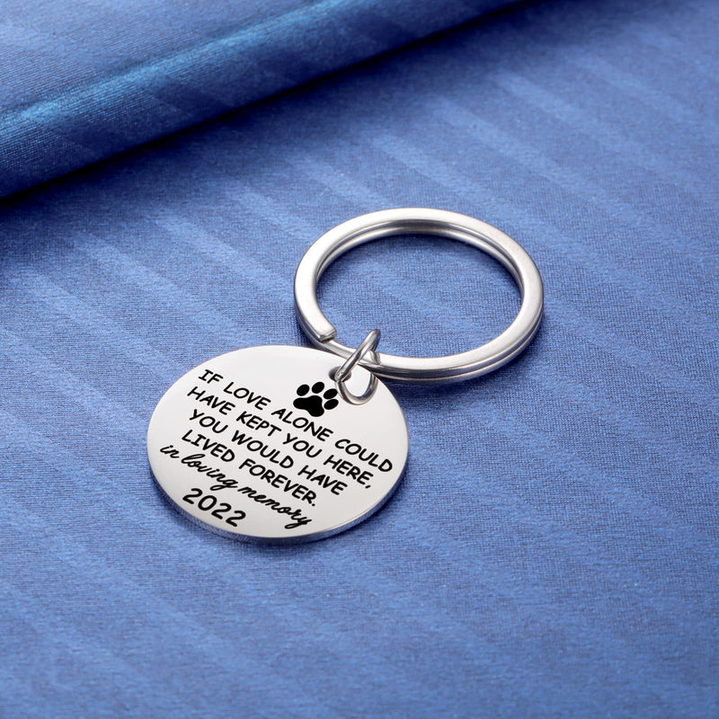 Pet Memorial Gifts, Loss of Dog Cat Sympathy Keyring Gifts for Pet Lover, in Memory of Pets Key Chain Keepsake for Women Men love alone in loving memory - BeesActive Australia