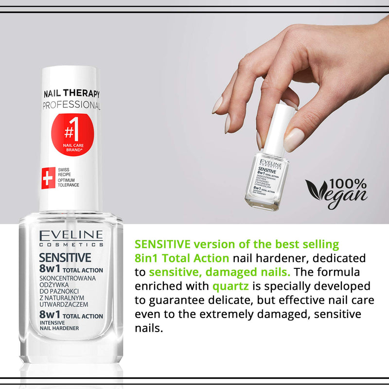 Total Action 8 in 1 Intensive Nail Treatment and Conditioner Sensitive - BeesActive Australia