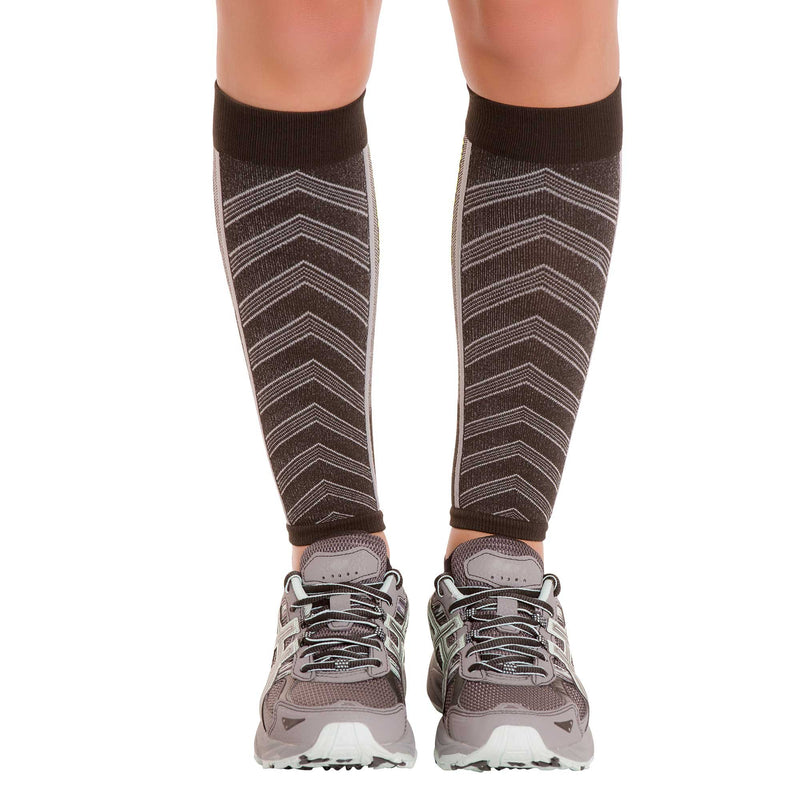 Featherweight Compression Leg Sleeves –Relieve Shin Splints (MD Black Small - BeesActive Australia