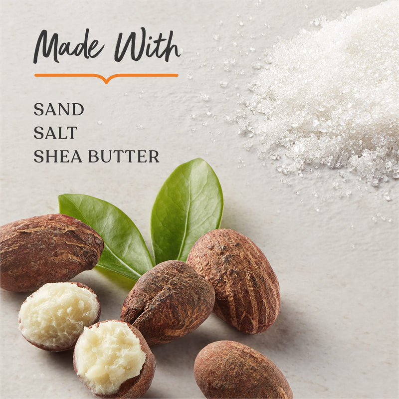 Sanctuary Spa Golden Sandalwood Sand and Salt Scrub, 92% Natural Body Exfoliator, Mineral Oil Free, Cruelty Free & Vegan, 300g - BeesActive Australia