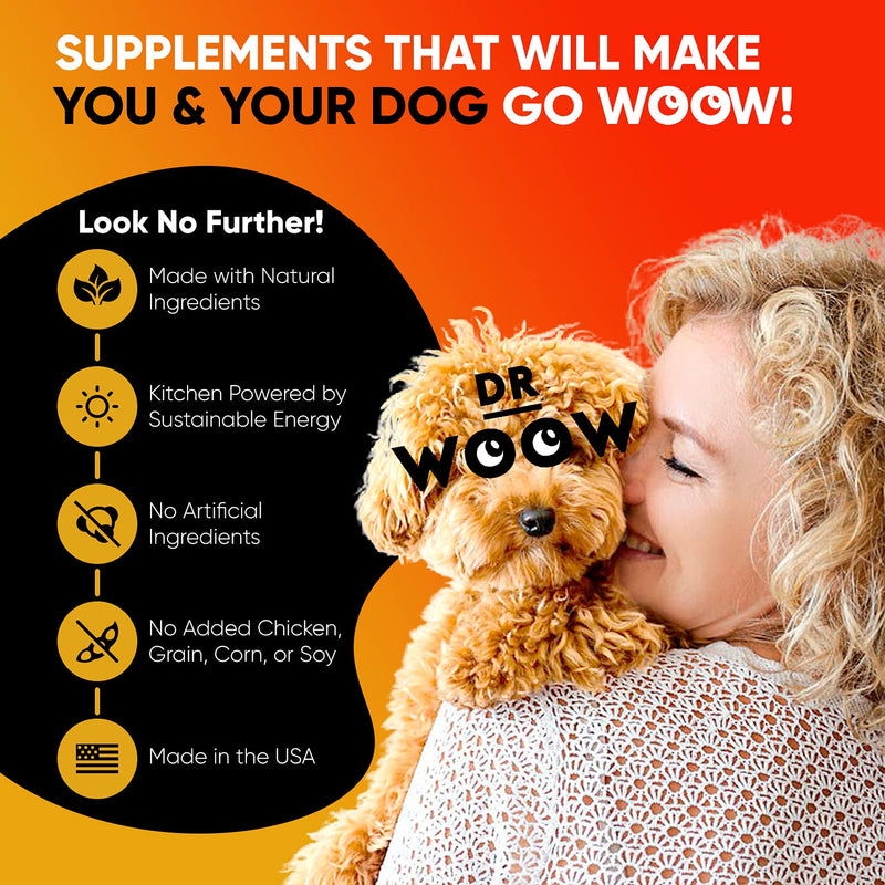 Dr Woow Immunity Allergy Chews for Dogs Itching, Dog Allergy Chews for Allergy Relief & Itch Relief, Duck Flavor Allergy Dog Chews, Dog Itchy Skin Treatment Supplements, Anti Itch, Probiotic for Dogs - BeesActive Australia