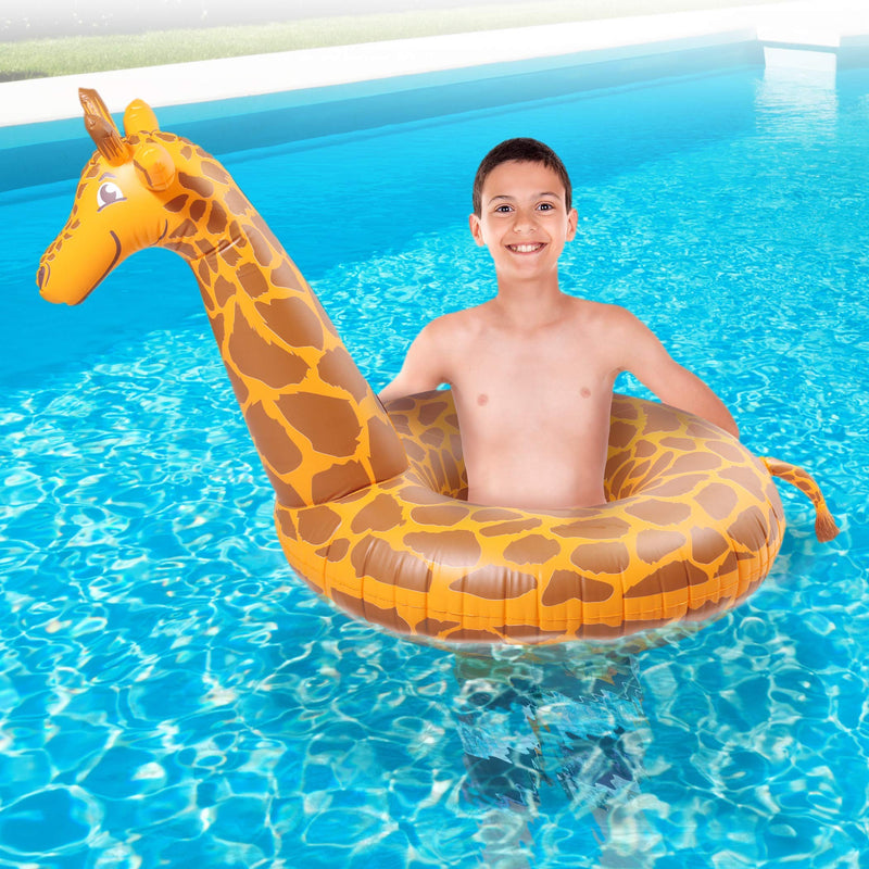 [AUSTRALIA] - GoFloats Stretch the Giraffe Party Tube Inflatable Raft Party Tube Jr 