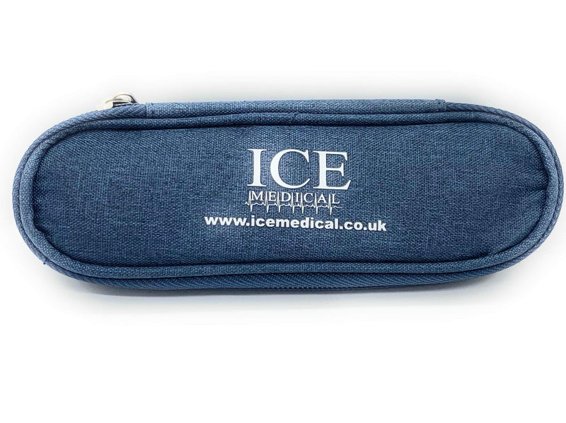 ICE Medical Blue Single Epipen Syringe Case/Bag - Allergies, Diabetes, Inhalers, Syringes, Insulin etc - BeesActive Australia