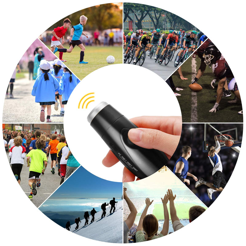 Electronic Whistle for Referee Coach PE Teacher Pet Electric Blowless Whistle with Lanyard for Indoor Outdoor Games Sports Camping Hiking Boating Emergency 3 Tones High Volume Mouth Free - BeesActive Australia