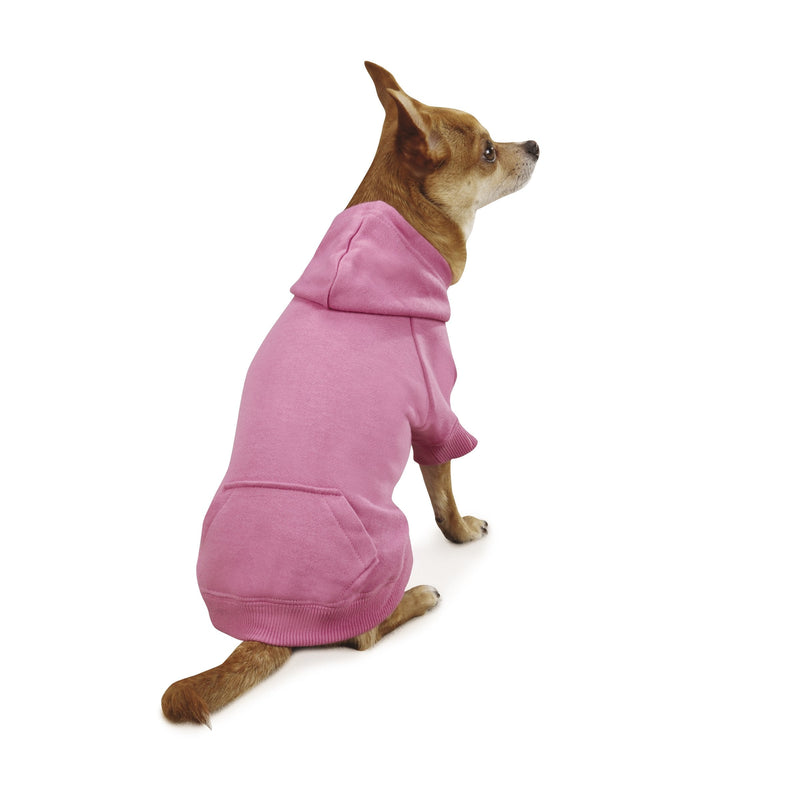 Casual Canine Cotton Basic Dog Hoodie Pink Small - BeesActive Australia