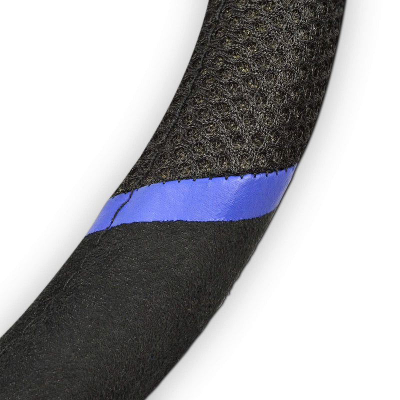 FANMATS 17189 NHL - St. Louis Blues Steering Wheel Cover Black 15" x 15"/Small - BeesActive Australia