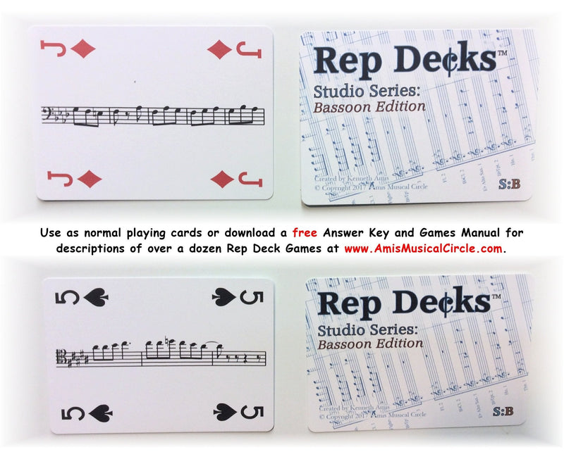 Rep Decks - Studio Series: Bassoon Edition - BeesActive Australia