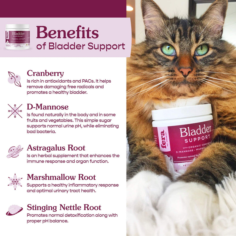FERA PET Organics Bladder Support Dog and cat Supplement – Kidney and Urinary Tract Health and Bladder Infection Prevention Supplements - Helps with Incontinence and Immune Antioxidant Vitamin - BeesActive Australia