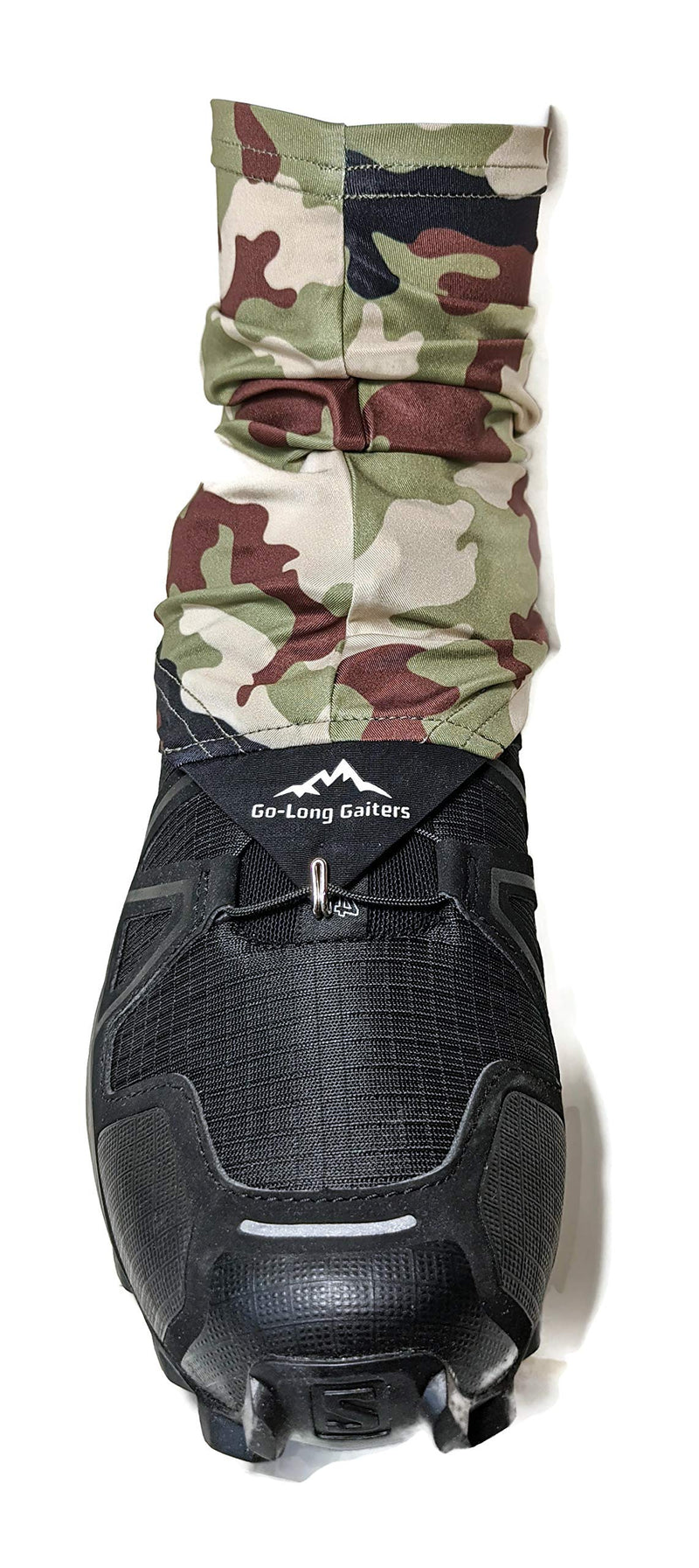 Wapiti Designs Go-Long Gaiters Trail Running Shoe Gaiters for Running, Hiking, or Long Distance Backpacking Camo S/M - BeesActive Australia