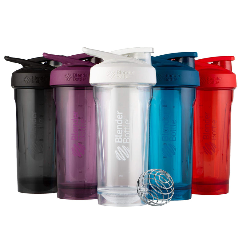 BlenderBottle Strada Shaker Cup Perfect for Protein Shakes and Pre Workout, 28-Ounce, White - BeesActive Australia