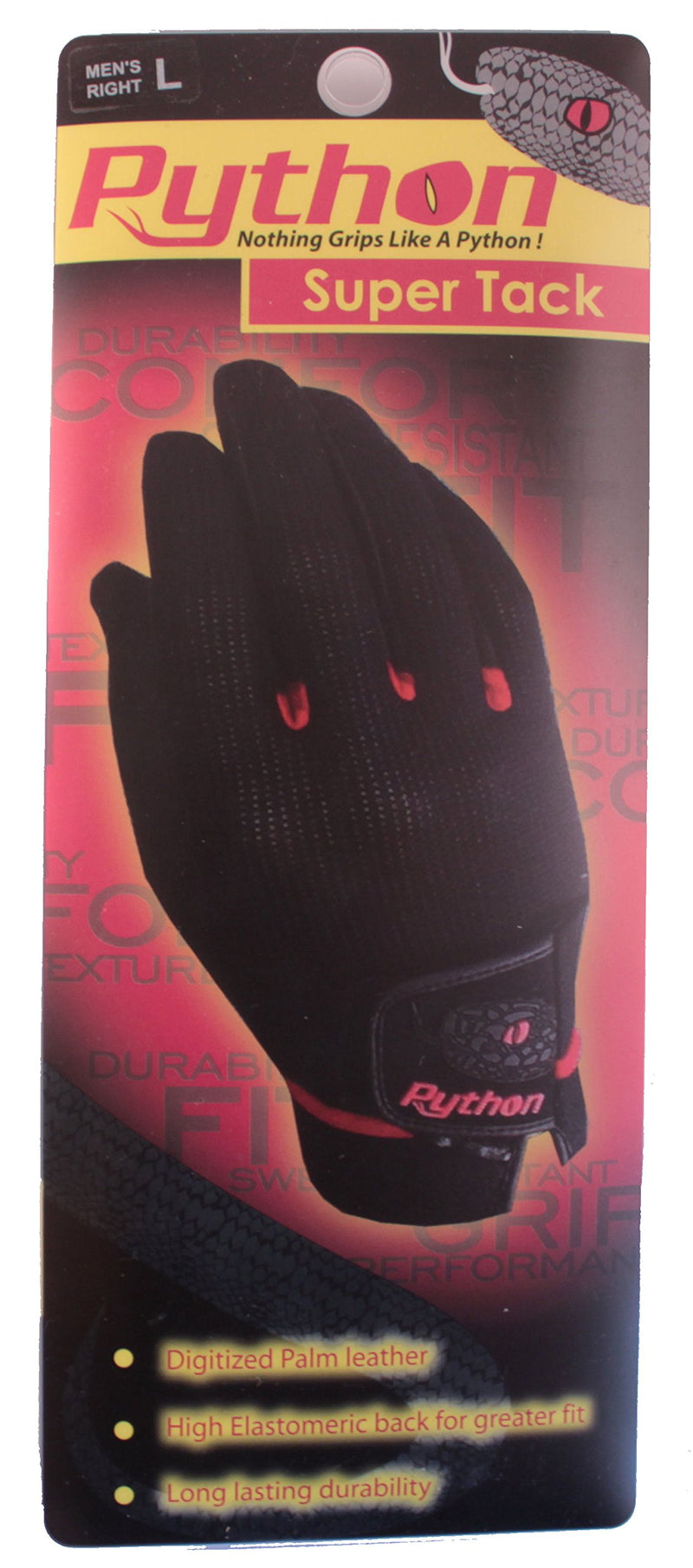 [AUSTRALIA] - Python Super Tack Racquetball Glove Large Right 