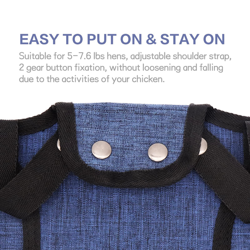2 Pieces Premium Chicken Saddles Feather Wing Protector Adjustable Straps Suit Small, Medium and Large Hens Birds Protector for Back and Sides - BeesActive Australia
