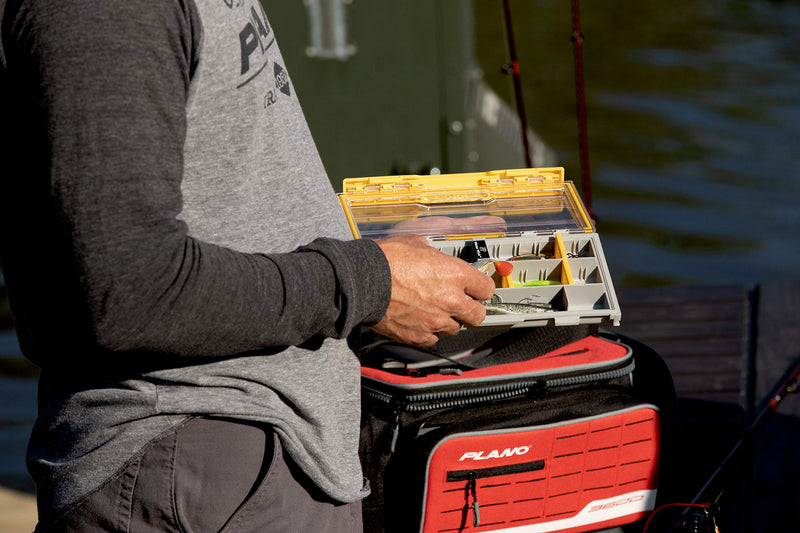 Plano Edge 3500 Tackle Storage | Premium Tackle Organization with Rust Prevention | Clear/Yellow - BeesActive Australia