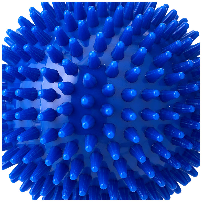 Performance Heath Spiky Massage Ball, Body and Feet Roller for Pain, Tension and Stress Relief, Simulates Blood Circulation Blue - BeesActive Australia