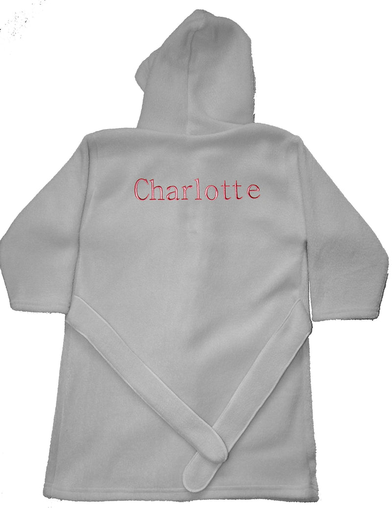 Girls Octonauts Captain Barnacles Applique Personalised Super Soft Fleece Dressing Gown 1-2 Years Pink - BeesActive Australia