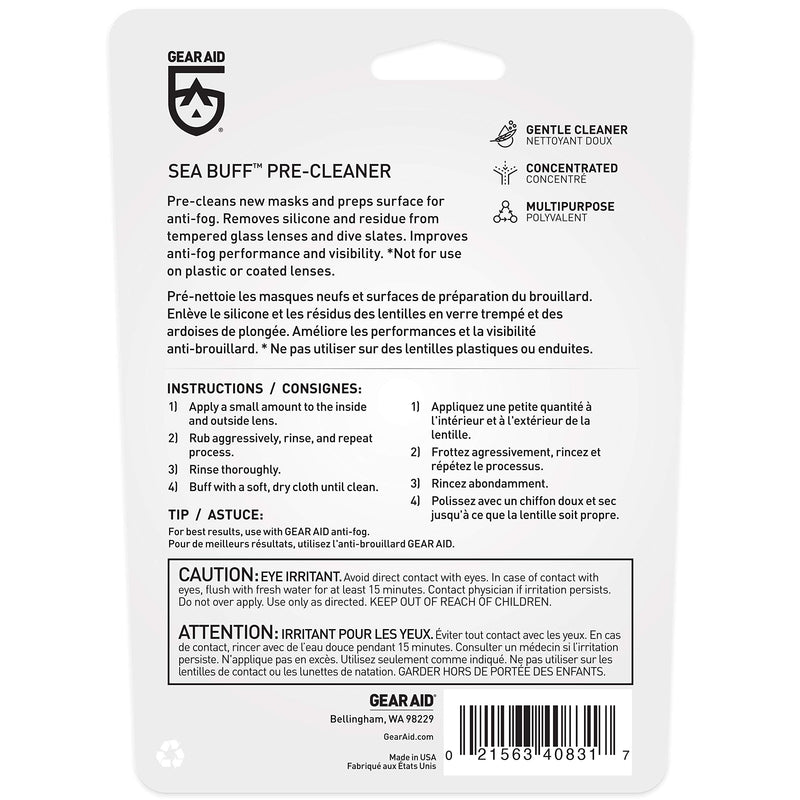GEAR AID Sea Buff Dive Mask and Slate Cleaner, 1.25 fl oz, Clear - BeesActive Australia