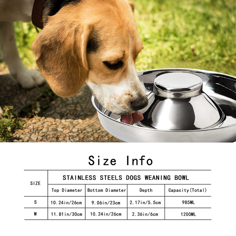 Thankspaw Stainless Steel Puppy Bowls, Set of 2 Puppy Feeder, Dog Food and Water Bowl, Food Feeding Weaning Bowl for Small/Medium/Large Dogs, Pets M-5¼ cups/42oz - BeesActive Australia