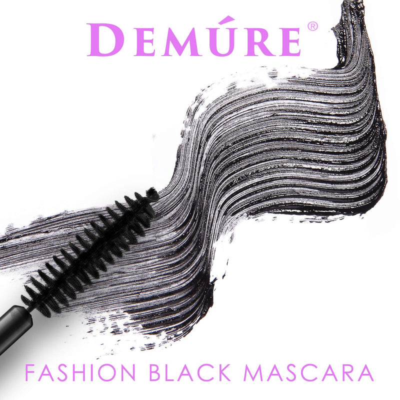 Mineral Voluminous Eye Mascara - Conditioning Black Mascara High Definition for Long, Lush, Full Lashes - Water Resistant, Compatible with Lash Extensions Falsies - Demure Cosmetics - BeesActive Australia